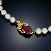 Pearl Clasp Necklace